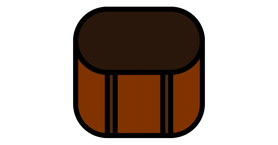 The extradimensional logo, a stylised bag