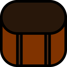 The extradimensional logo, a stylised bag